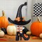 Haute Decor Halloween Witch Hat with Legs 17 Inch Tall Tabletop Figurine